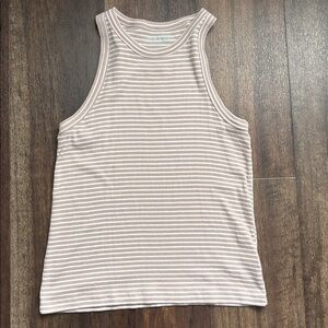 Cynthia Rowley Striped Racer Back Tank top